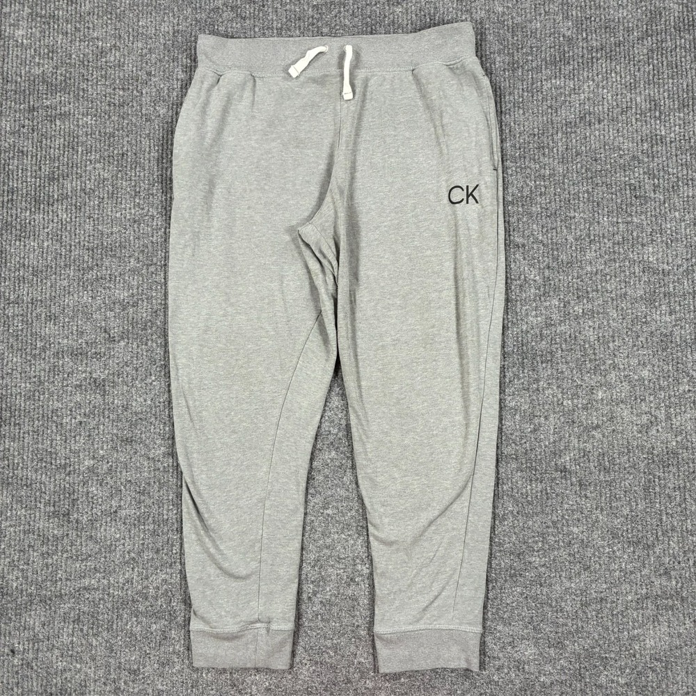 Calvin Klein Sleepwear Jogger Lounge Sweatpants Womens Size Large Gray Pull On